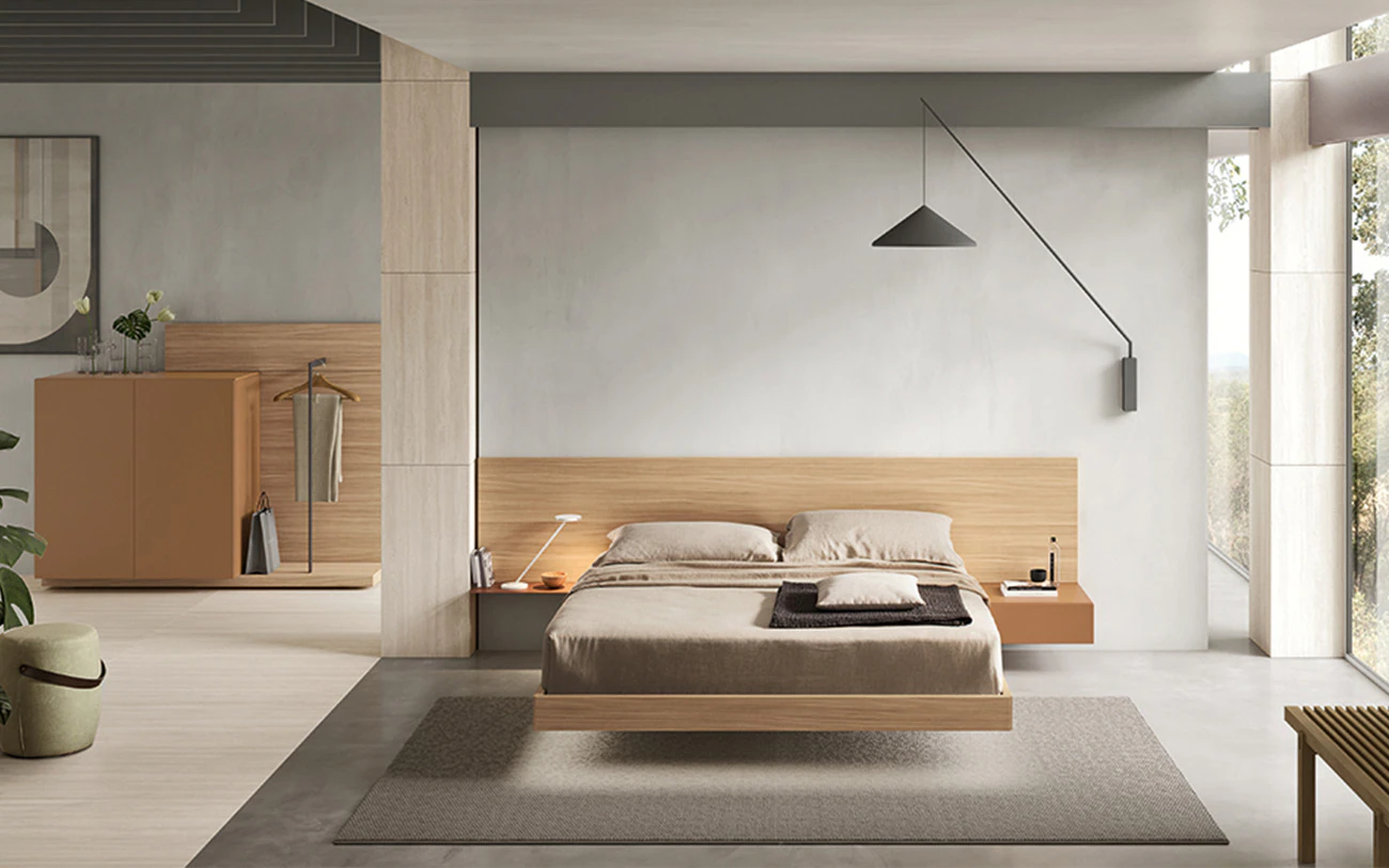Mobilier Maronese coordonné dans une suite lumineuse