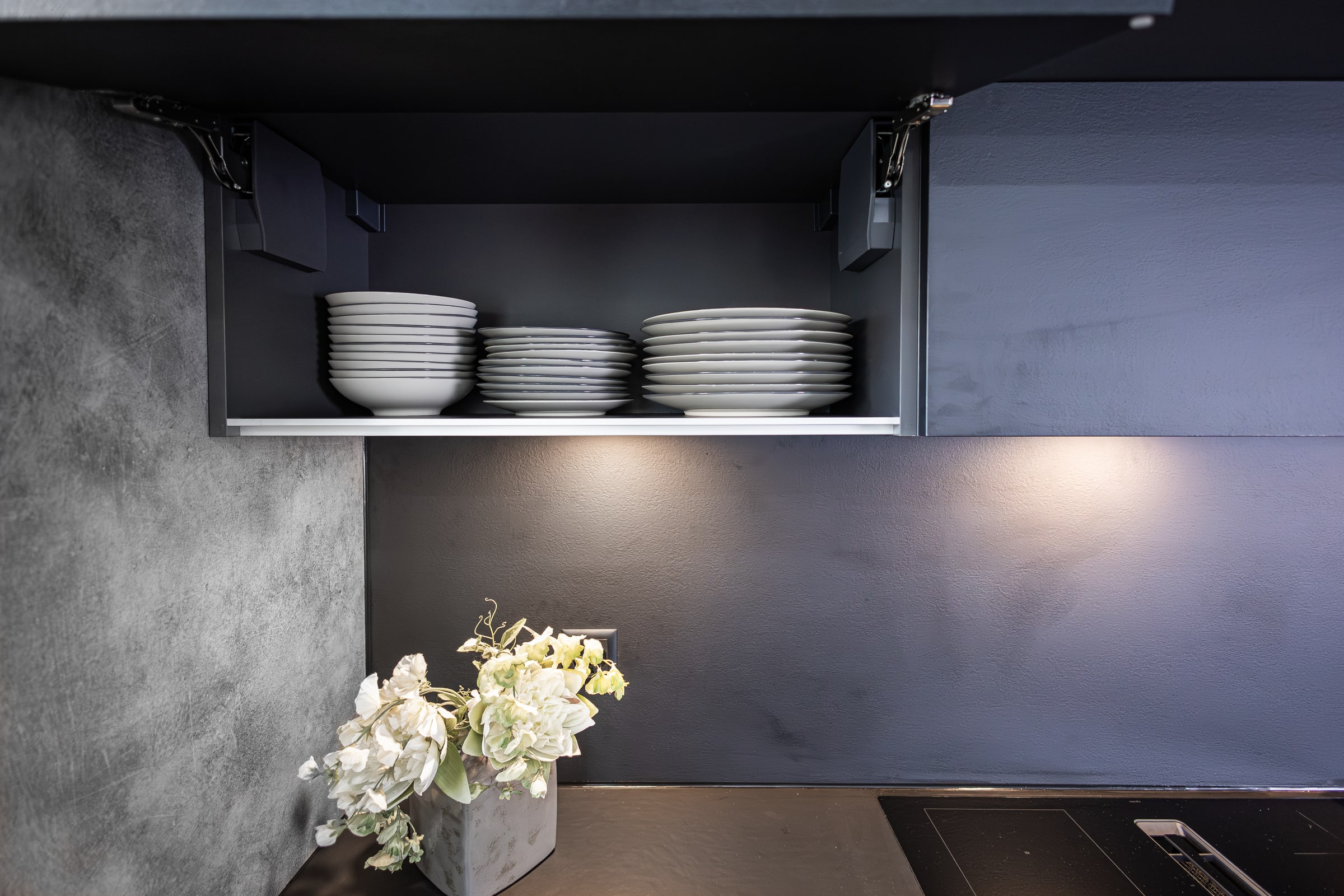 Atelier Noir, vue 5, réalisation BP Cuisines