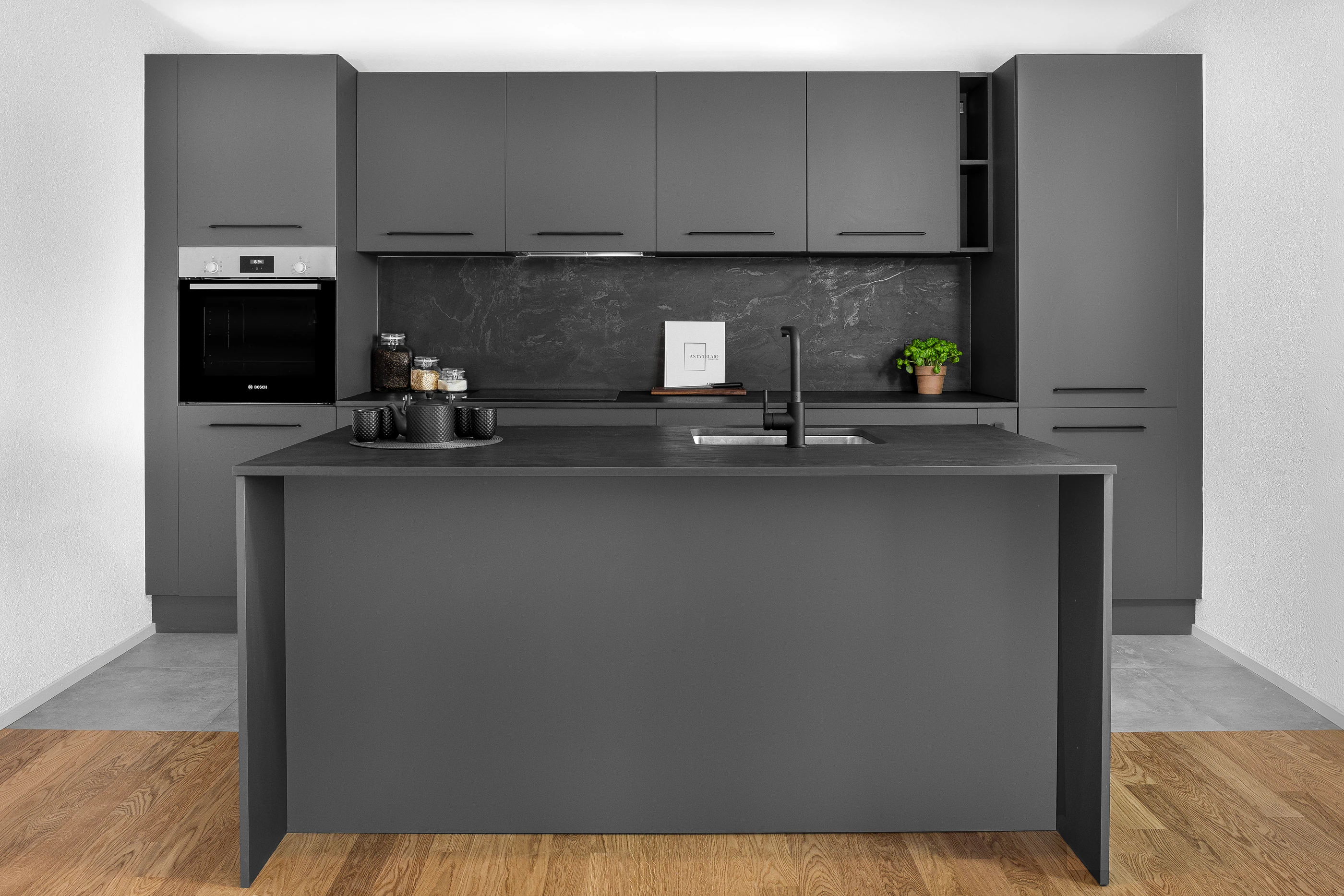 Éclat lunaire, vue 2, réalisation BP Cuisines